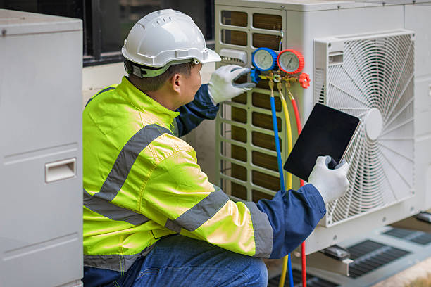 Professional Air Conditioning Repair technician working in Pilot Mountain, NC
